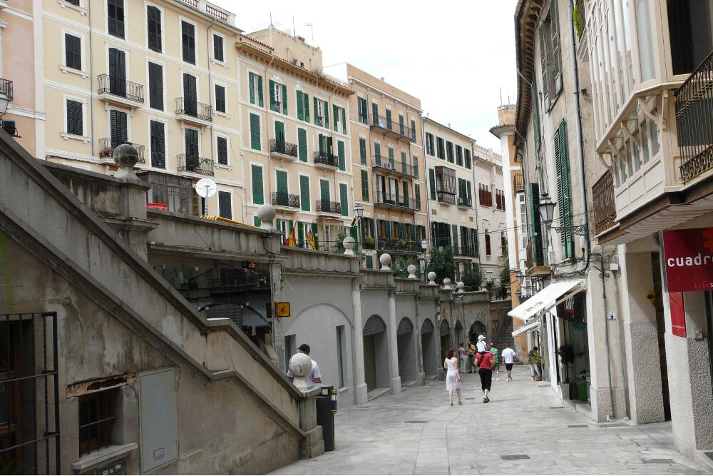 San Domingo - Straße in der Altstadt Palmas